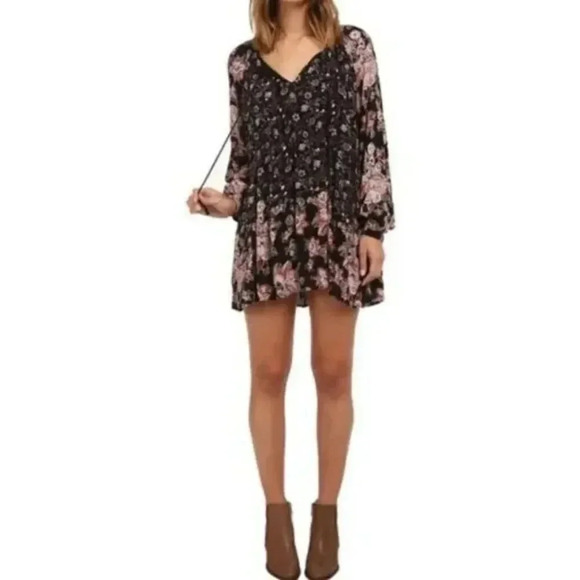 Free People Lucky Loosey Mini Dress - Picture 3 of 8